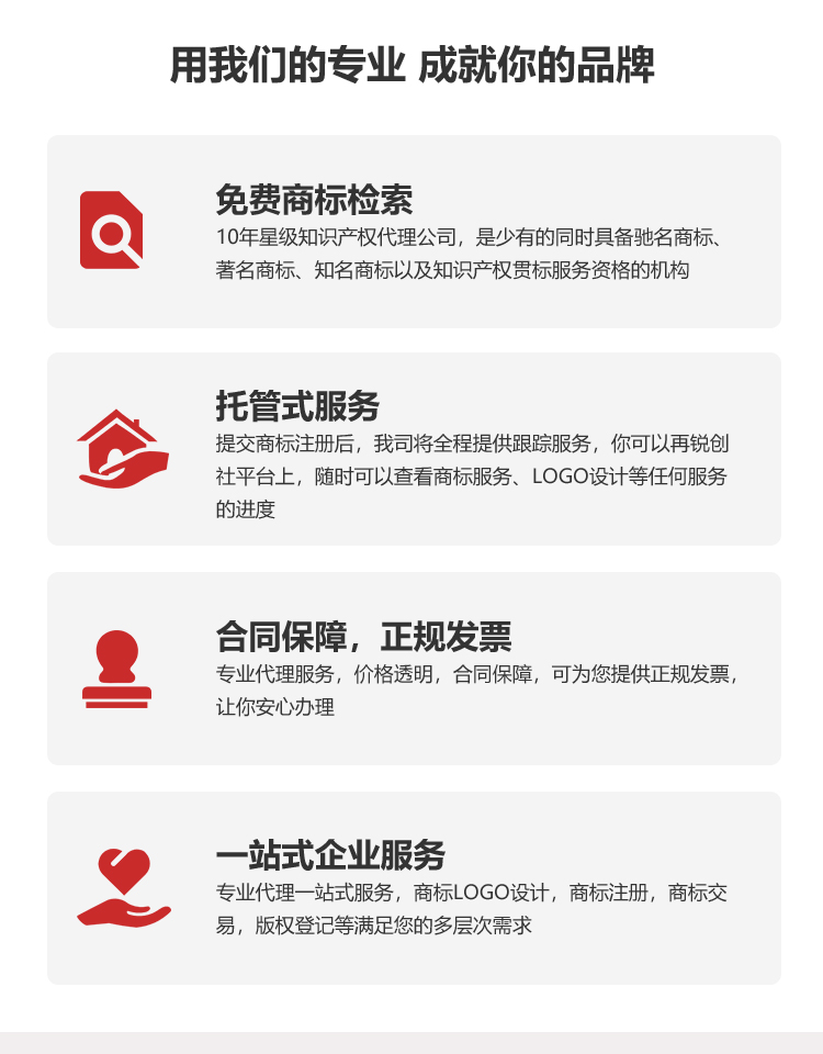 銳創社商標服務特點