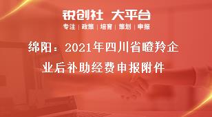 綿陽：2021年四川省瞪羚企業后補助經費申報附件獎補政策